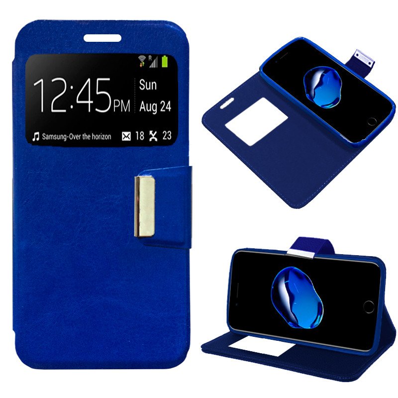 Funda COOL Flip Cover para iPhone 7 Plus / iPhone 8 Plus Liso Azul