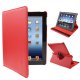 Custodia iPad 3/4 in pelle iPad 2 / iPad rossa (supporto)