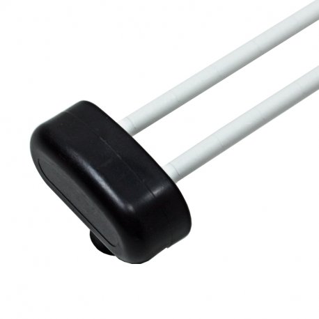 Black Plastic Anti-Theft Padlock (For Double Hook) COOL