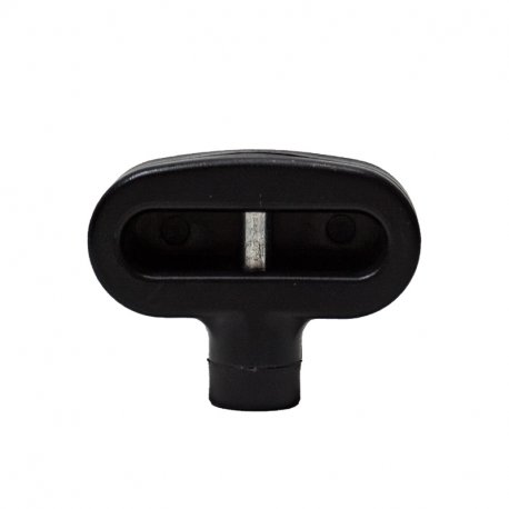 Blocco antifurto nero in plastica (per doppio gancio)