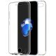 Funda Silicona 3D iPhone 7 Plus (Transparente Frontal + Trasera)