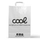 Pack 100 Bolsas Papel Blancas Cool Accesorios Pequeñas (23,5 x 18 cm)