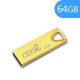 Pen Drive USB x64 GB 2.0 COOL Metal Key Dorado