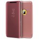 Funda Flip Cover iPhone XR Clear View Rosa