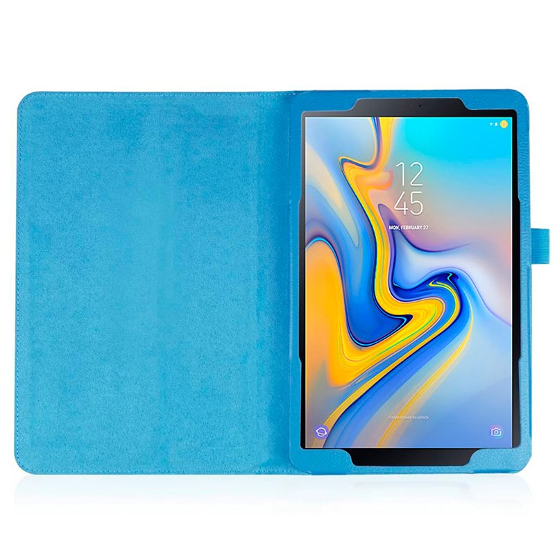 Funda COOL para Samsung Galaxy Tab A (2018) T590 / T595 Polipiel Liso Azul 10.5 pulg