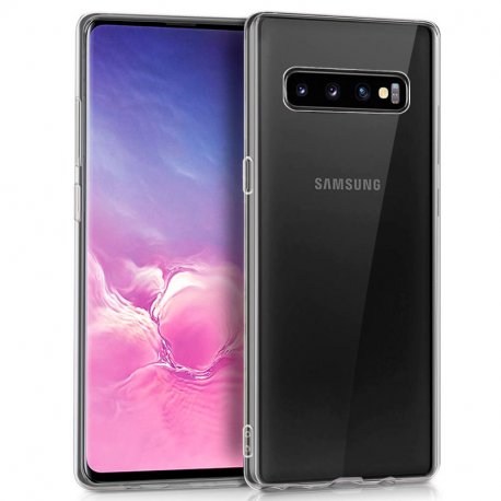 Funda Silicona Samsung G973 Galaxy S10 (Transparente)