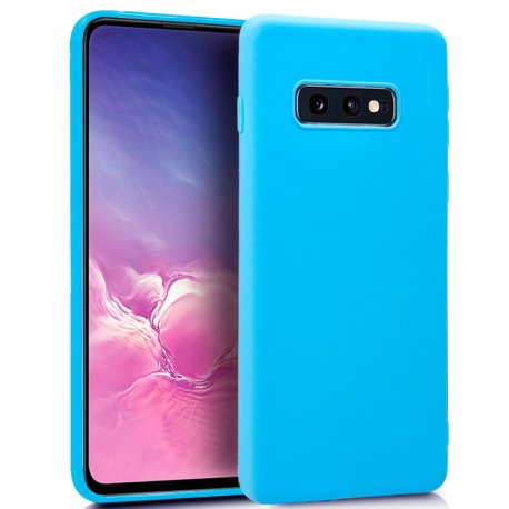 Capa de silicone COOL para Samsung G970 Galaxy S10e (azul claro)