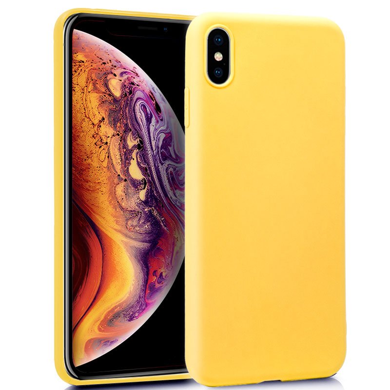 COOL Silicone Case for iPhone XS Max (Yellow) - Cool Accesorios