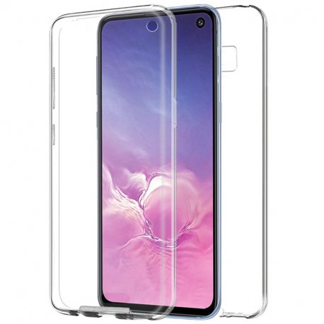 Funda Silicona 3D Samsung G970 Galaxy S10e (Transparente Frontal + Trasera)