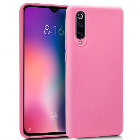 Funda Silicona Xiaomi Mi 9 (Rosa)