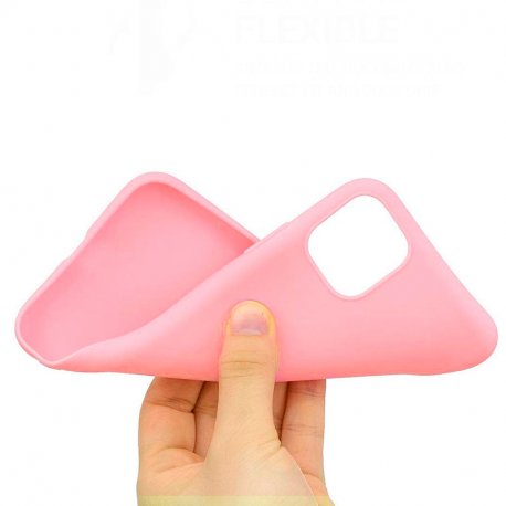 Funda Silicona iPhone 11 Pro (Rosa)