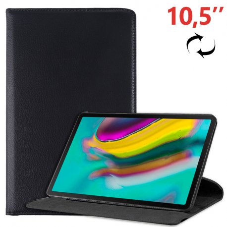 Custodia Samsung Galaxy Tab S5e T720 / T725 Similpelle nera 10,5 pollici