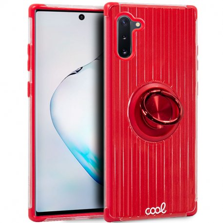 Custodia Samsung N970 Galaxy Note 10 Anello rigido rosso