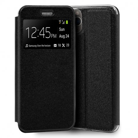 Custodia Flip Cover per iPhone 11 Pro liscia nera