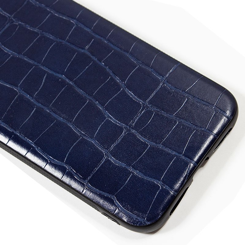 Carcasa COOL para iPhone 11 Pro Leather Crocodile Marino