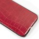 Carcasa iPhone 11 Pro Leather Piel Crocodile Rojo