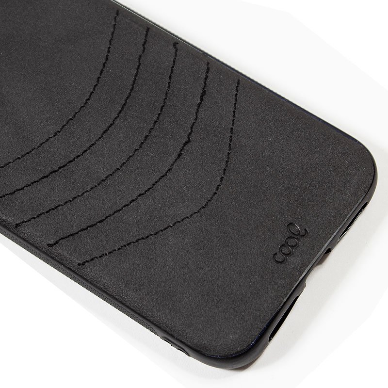 Carcasa COOL para Xiaomi Mi 9 Lite Leather Bordado Negro