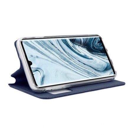 Cool Funda Flip Cover Liso Azul para Xiaomi Redmi Note 10/Note 10S