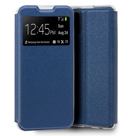 Flip Cover Samsung G985 Galaxy S20 Plus Blu liscio