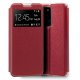 Custodia Flip Cover Samsung G973 Galaxy S10 liscia rossa