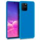 Custodia in silicone Samsung G770 Galaxy S10 Lite (blu)