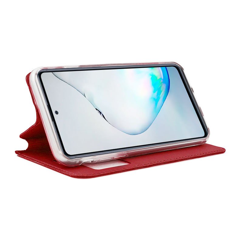 Funda COOL Flip Cover para Samsung N770 Galaxy Note 10 Lite Liso Rojo