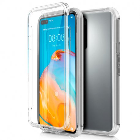 Custodia in silicone 3D per Huawei P30 Lite (frontale trasparente + posteriore)