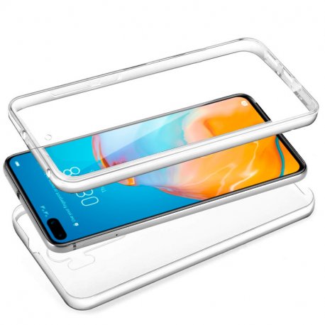 Funda Silicona 3D Huawei P40 (Transparente Frontal + Trasera)