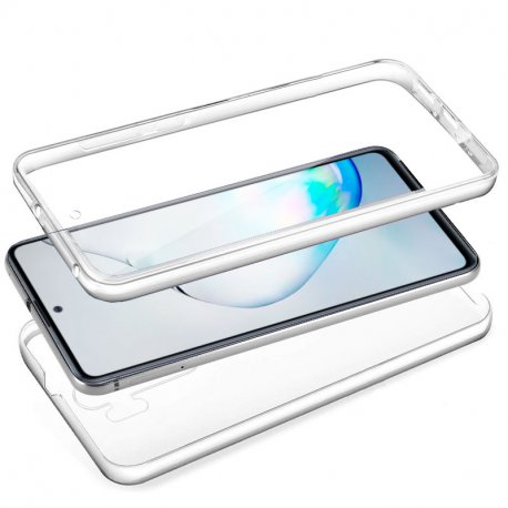 COOL 3D Silicone Case for Samsung N770 Galaxy Note 10 Lite (Transparent Front + Back)