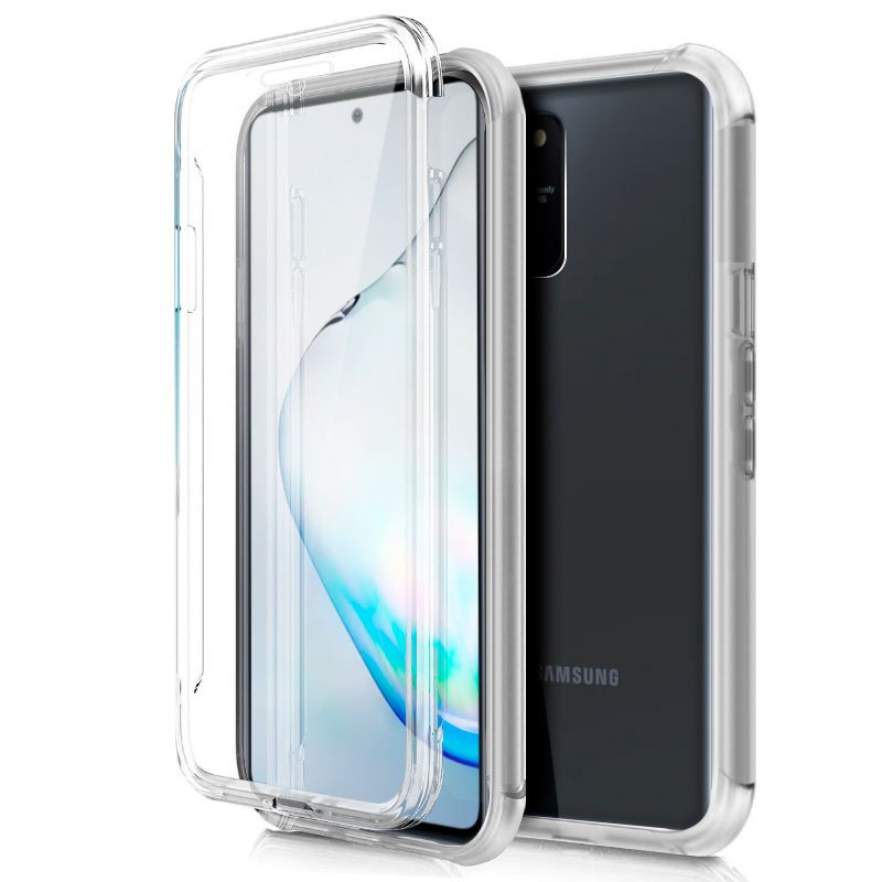 Funda COOL Silicona 3D para Samsung N770 Galaxy Note 10 Lite (Transparente Frontal + Trasera)