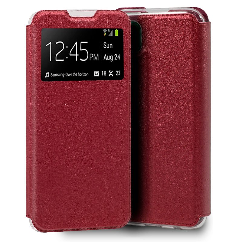 Funda COOL Flip Cover para Huawei P40 Lite Liso Rojo