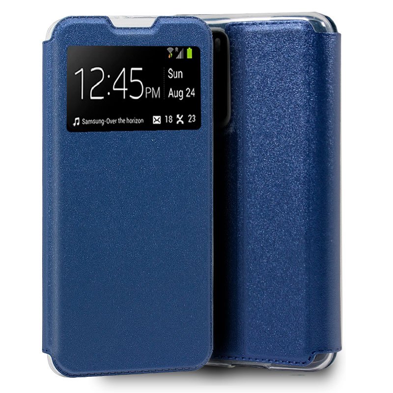 Funda COOL Flip Cover para Huawei P40 Liso Azul