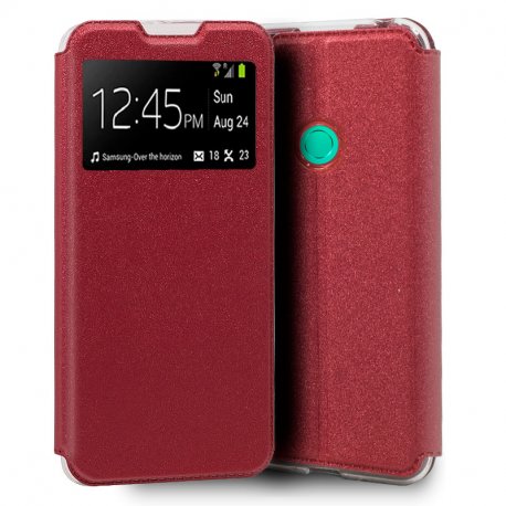  Funda para Huawei P40 Lite 5G, Funda para Huawei P40 Lite 5G  CDY-NX9A CDY-N29A Funda PU Cuero Flip Cover Rojo : Celulares y Accesorios