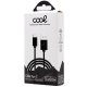 Cable USB Compatible COOL Universal TIPO-C (1 metro) Negro