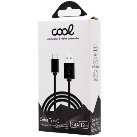 Adaptador Conector Tipo C a Jack 3,5 mm (Digital) COOL (Universal) Blanco -  Cool Accesorios