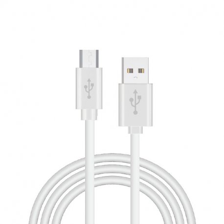 Cabo USB compatível COOL Universal (micro-usb) 1 metro Branco