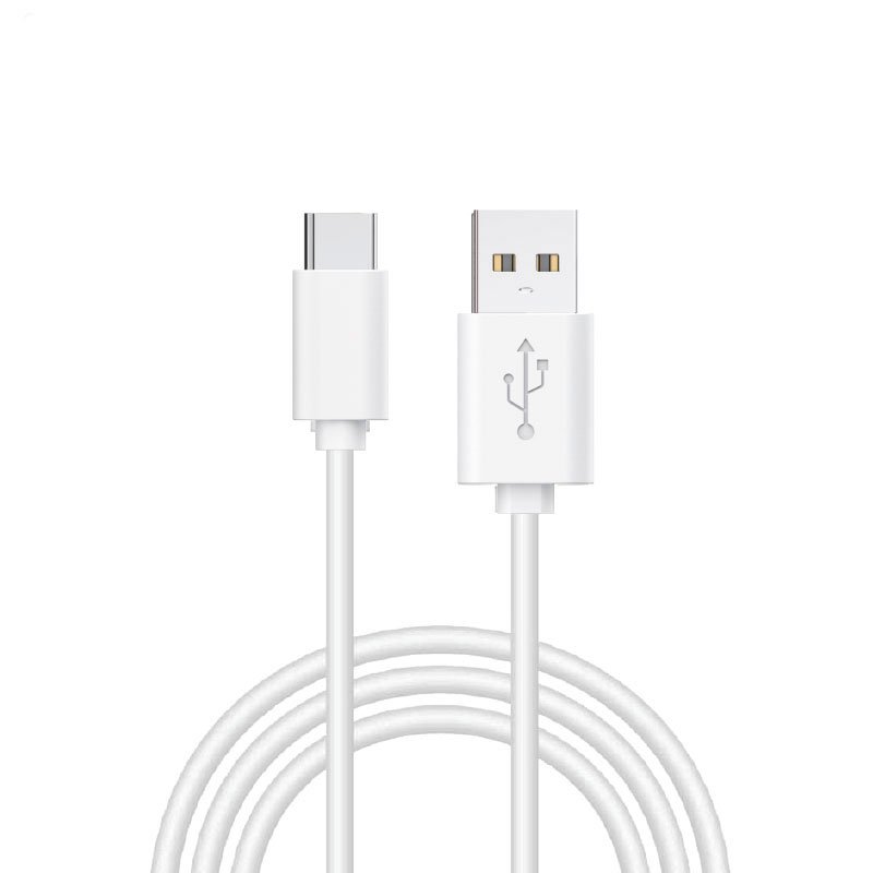 Cable USB Compatible COOL Universal TIPO-C (1.2 metros) Blanco 2.4 Amp