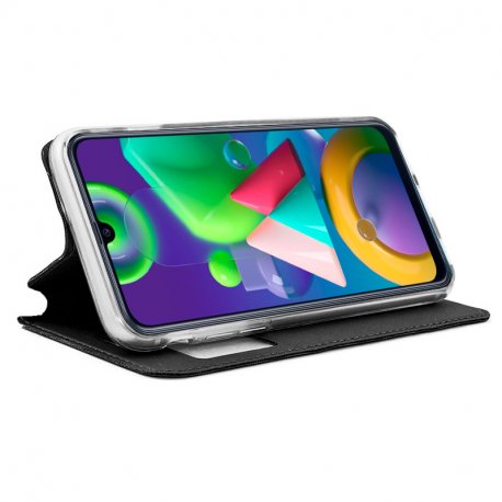 COOL Custodia Flip Cover per Samsung M215 Galaxy M21 Smooth Black