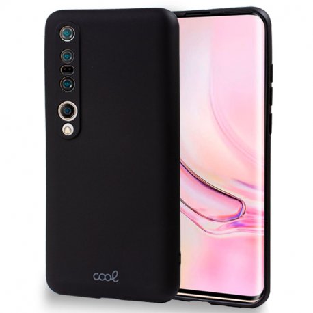 Funda COOL Flip Cover para Xiaomi Mi 10 / Mi 10 Pro Liso Negro