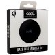 Dock Base Cargador Smartphones Inalámbrico Qi Universal COOL Negro (Carga Rápida)