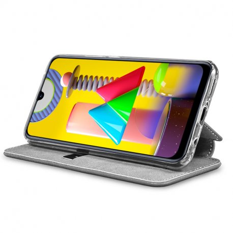 Funda Flip Cover Samsung M315 Galaxy M31 Dibujos Fresas