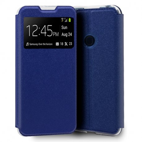 Flip Cover Samsung M215 Galaxy M21 Plain Blue