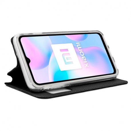 Custodia COOL Flip Cover per Xiaomi Redmi 9A / 9AT Smooth Black