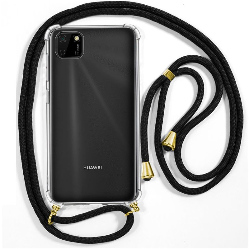 Carcasa COOL para Huawei Y5p Cordón Negro