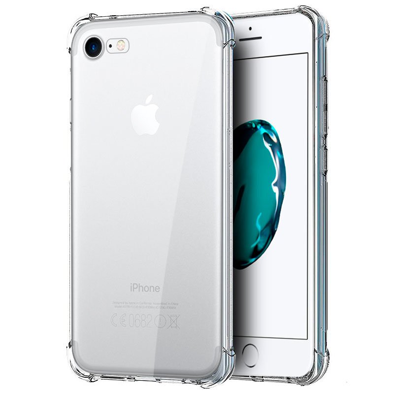Carcasa COOL para iPhone 7 / 8 / SE (2020) / SE (2022) AntiShock Transparente