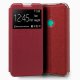 Funda Flip Cover Huawei P Smart 2020 Liso Rojo