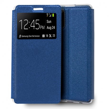 Funda Flip Cover Samsung N980 Galaxy Note 20 Liso Azul