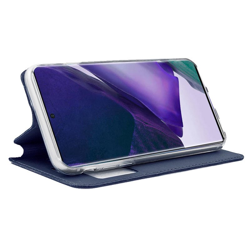 Funda COOL Flip Cover para Samsung N985 Galaxy Note 20 Ultra Liso Azul