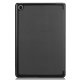 Custodia in pelle liscia per Huawei Mediapad M5 Lite nera da 10,1 pollici.