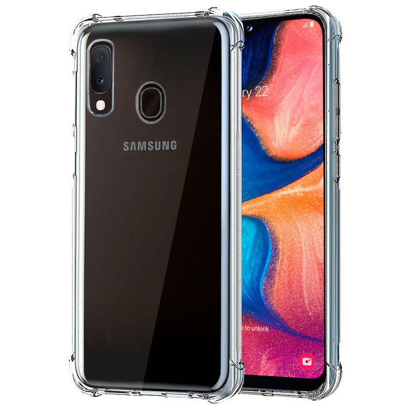 Carcasa COOL para Samsung A202 Galaxy A20e AntiShock Transparente